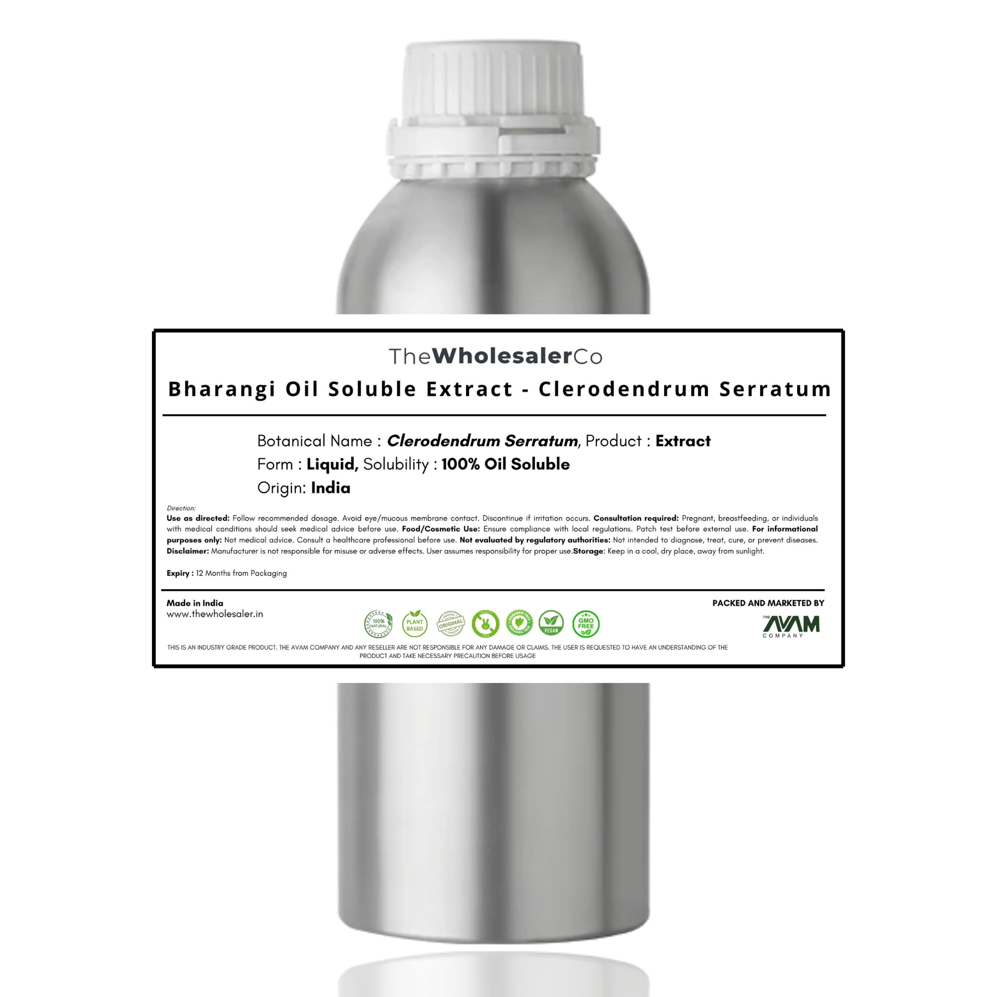 Bharangi Oil Soluble Extract - Clerodendrum Serratum