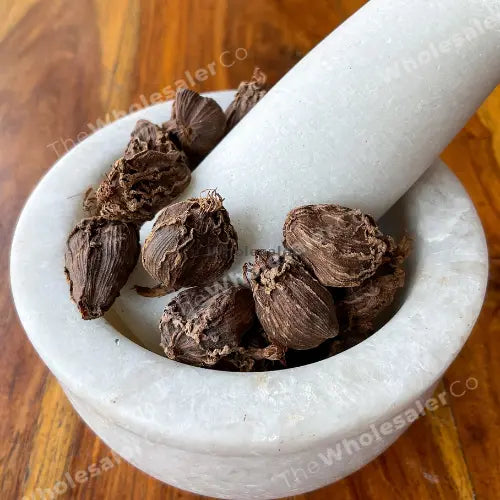 TheWholesalerX-Black Cardamom - Kali Ilayachi - Badi Elaichi - Amomum subulatum Roxb