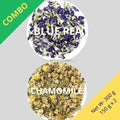 Butterfly Blue Pea & Chamomile - Clitoria Ternatea & Matricaria chamomilla -150 g x 2 - Dried Flower Combo | TheWholesalerX |