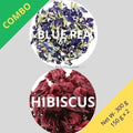 Butterfly Blue Pea & Hibiscus  - Clitoria Ternatea & Hibiscus sabdariffa - Dried Flower Combo | TheWholesalerX |