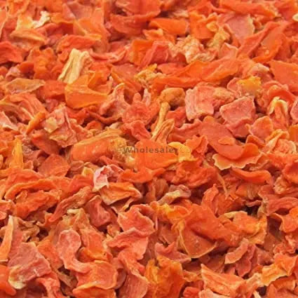 Carrot - Daucus carota - Flakes - Dehydrated and Dried Vegetable - TheWholesalerX |