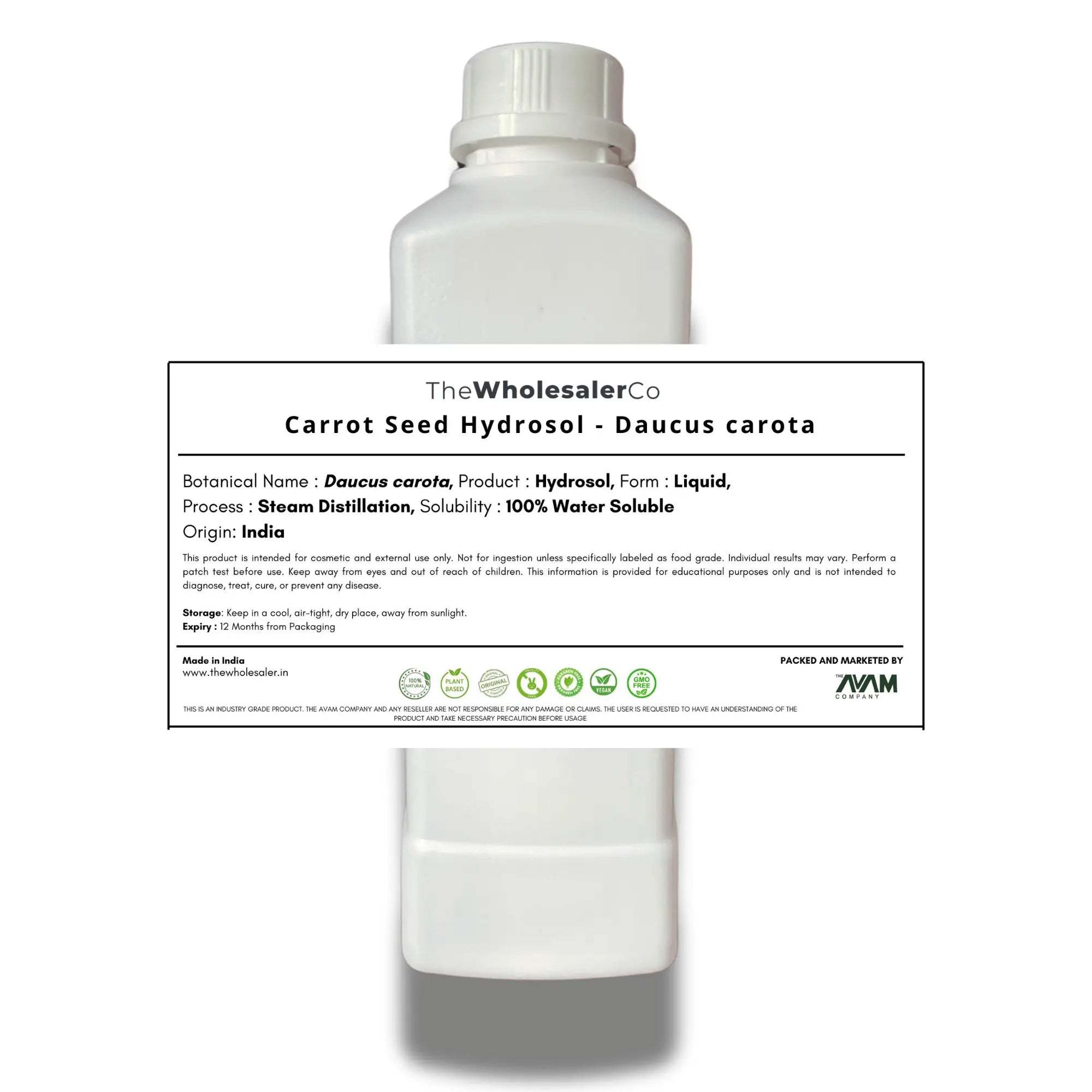 Carrot Seed Hydrosol - Daucus carota Bulk Supplier@TheWholesaleCo Prices