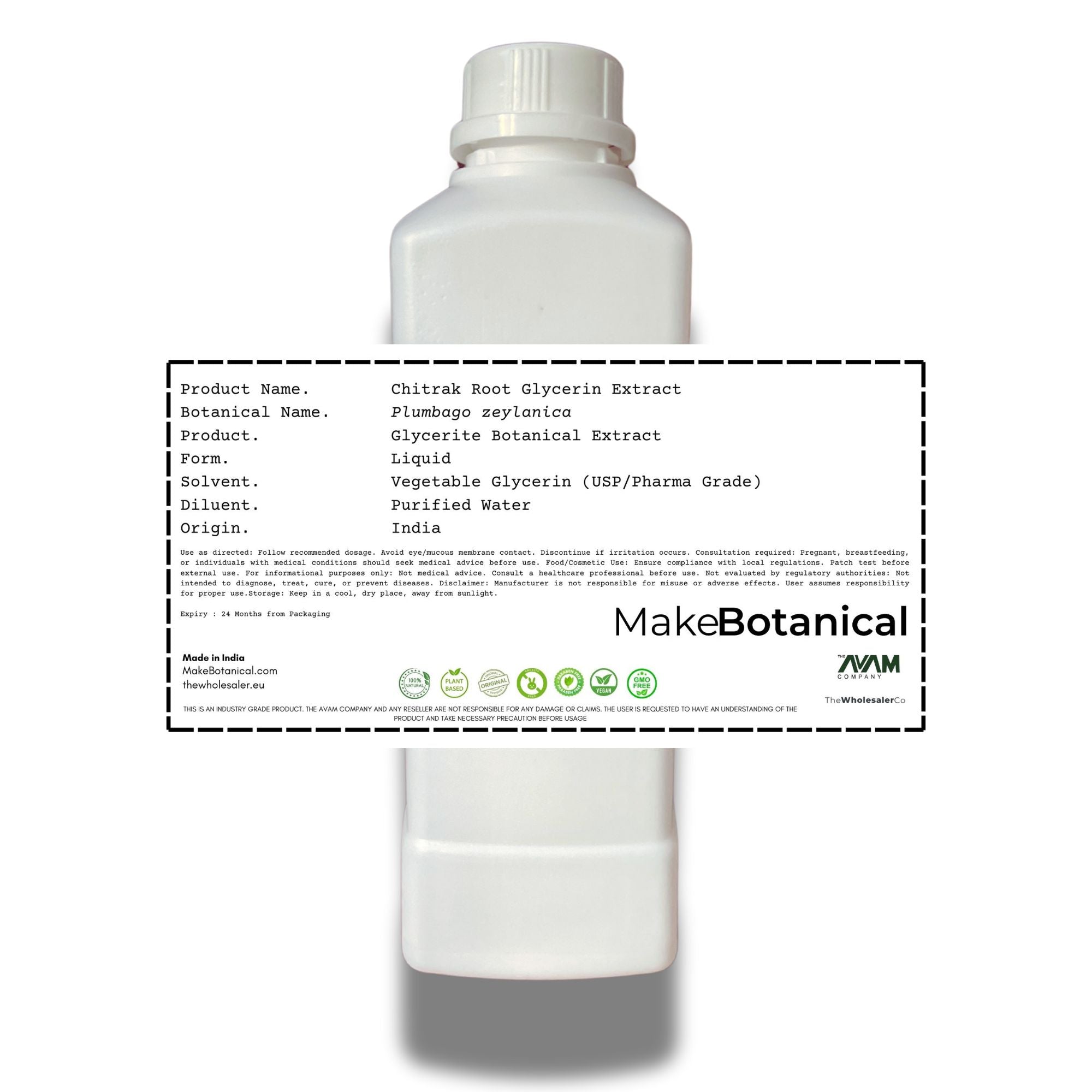 Chitrak Root Glycerin Extract - Plumbago zeylanica