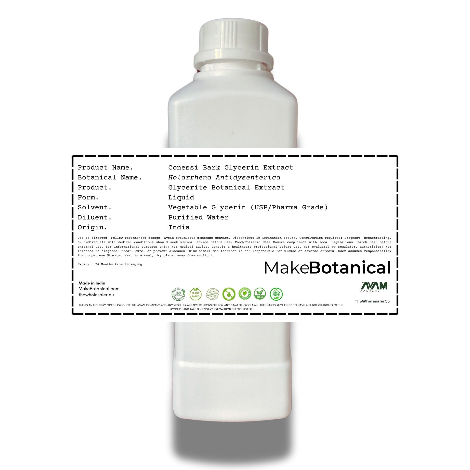 Conessi Bark Glycerin Extract - Holarrhena Antidysenterica
