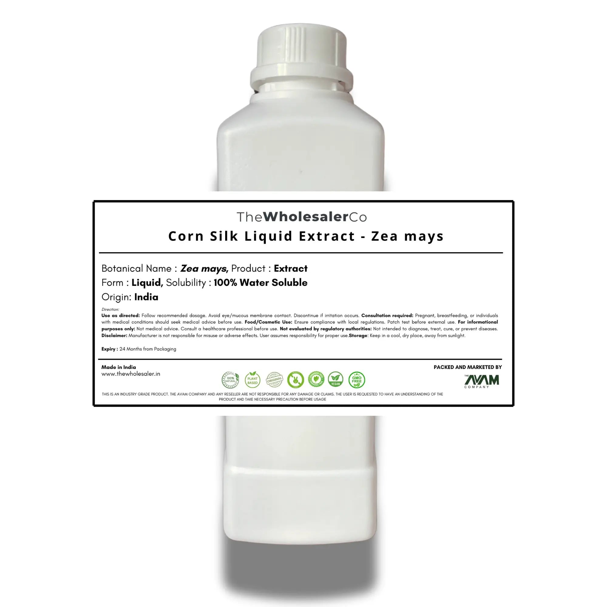Corn Silk Liquid Extract - Zea mays Bulk Supplier@TheWholesaleCo Prices