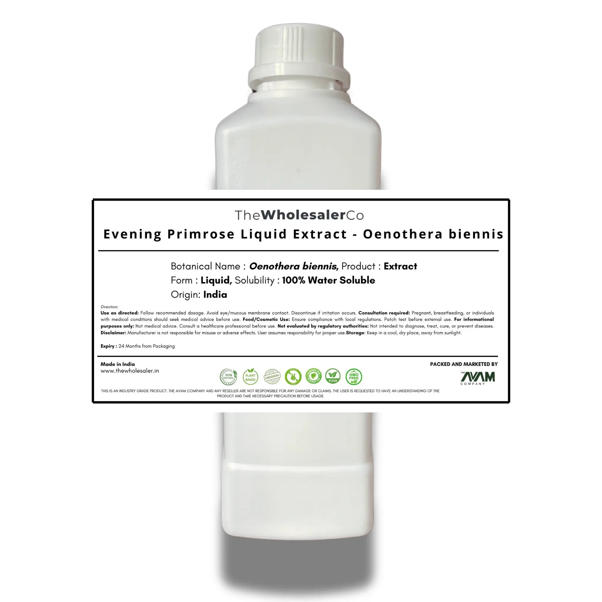 Evening Primrose Liquid Extract - Oenothera biennis Bulk Supplier@TheWholesaleCo Prices