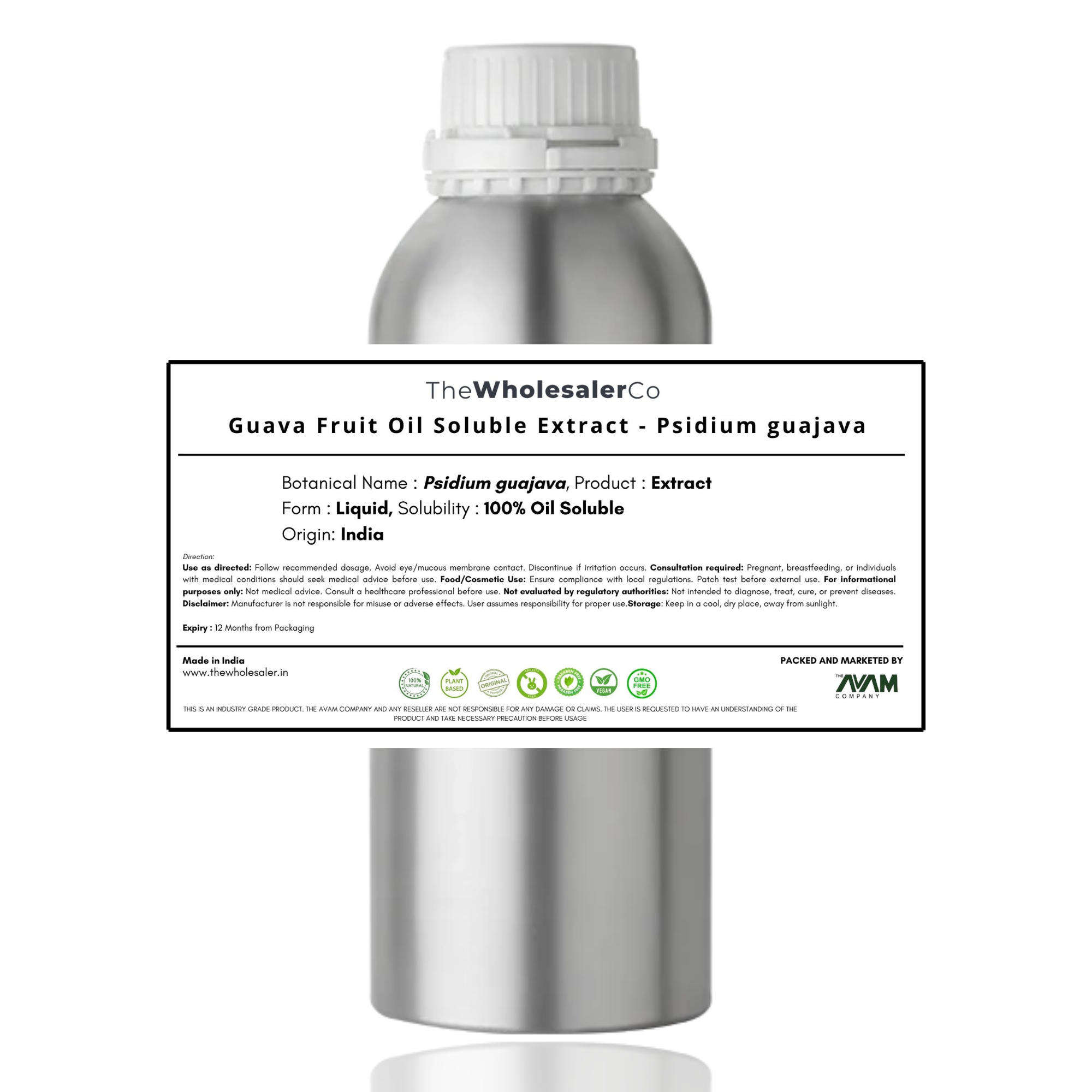 Guava Fruit Oil Soluble Extract - Psidium guajava