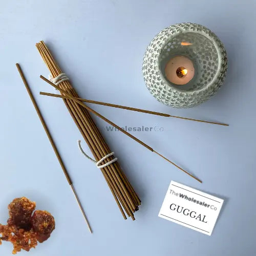 Guggal Incense Sticks - Commiphora wightii - Natural Agarbatti | TheWholesalerX