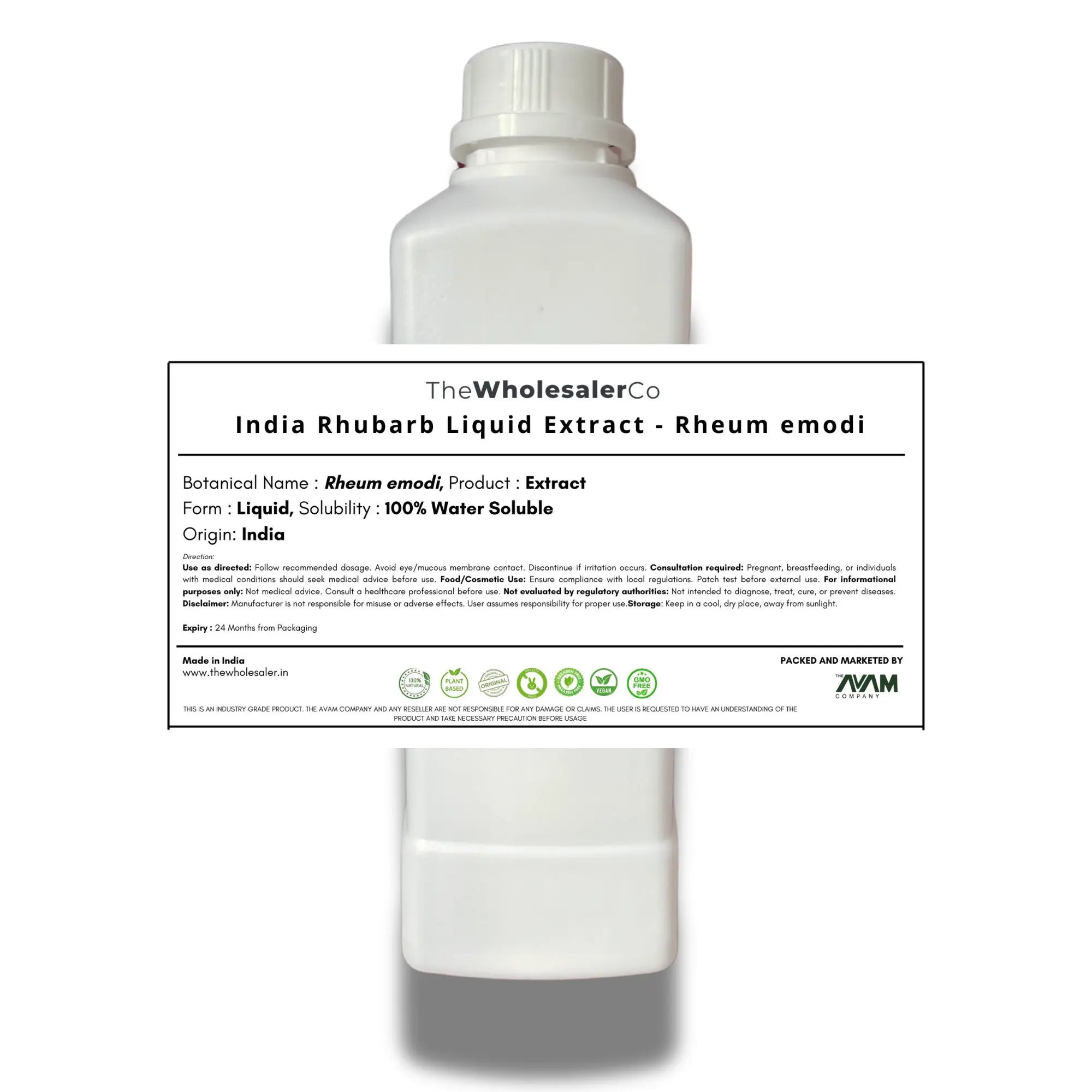 India Rhubarb Liquid Extract - Rheum emodi Product vendor