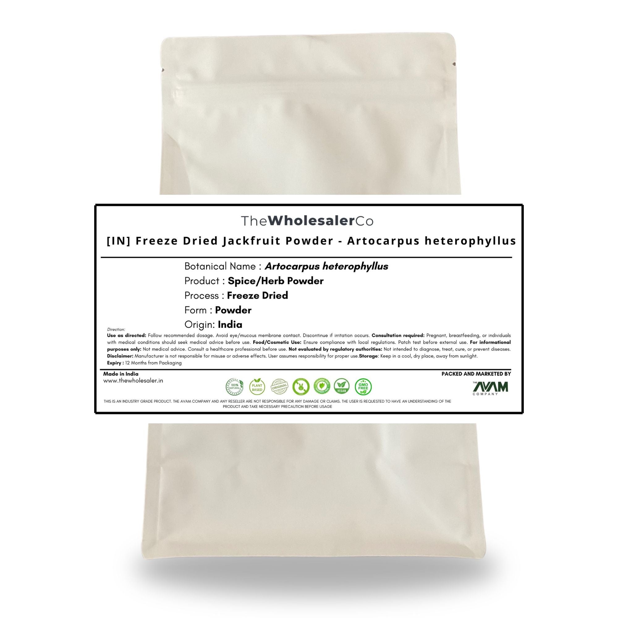 [IN] Freeze Dried Jackfruit Powder - Artocarpus heterophyllus