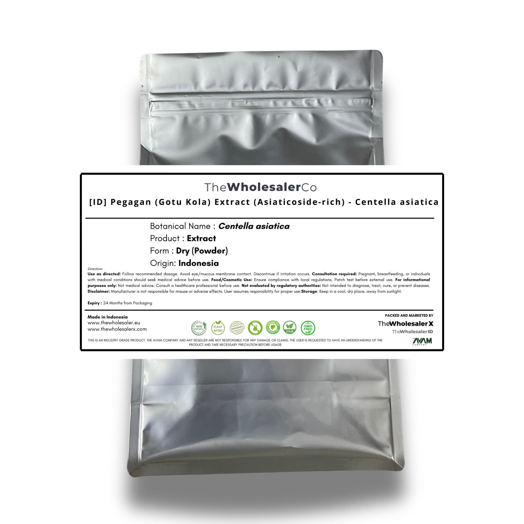 [ID] Pegagan (Gotu Kola) Extract (Asiaticoside-rich) - Centella asiatica