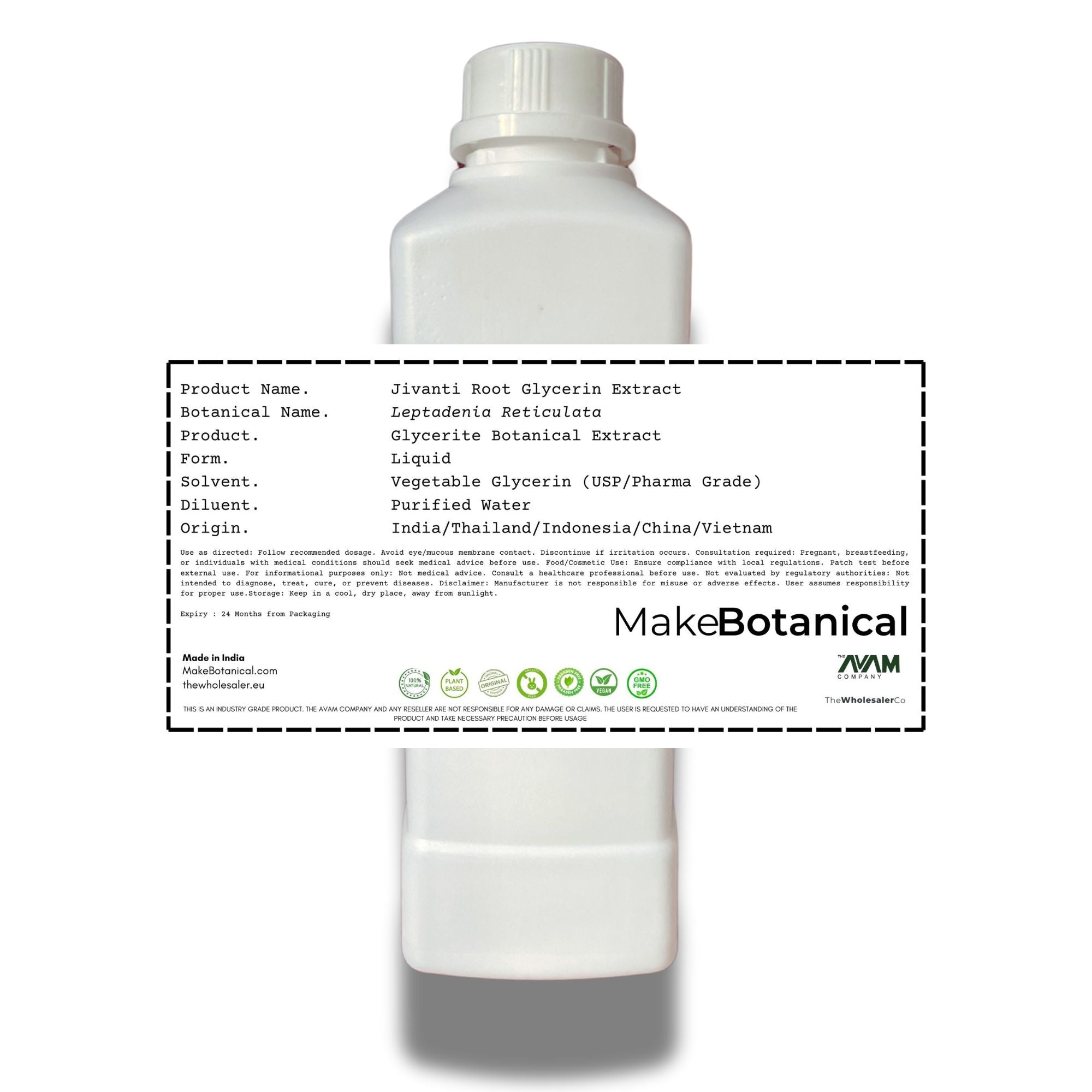 Jivanti Root Glycerin Extract - Leptadenia Reticulata