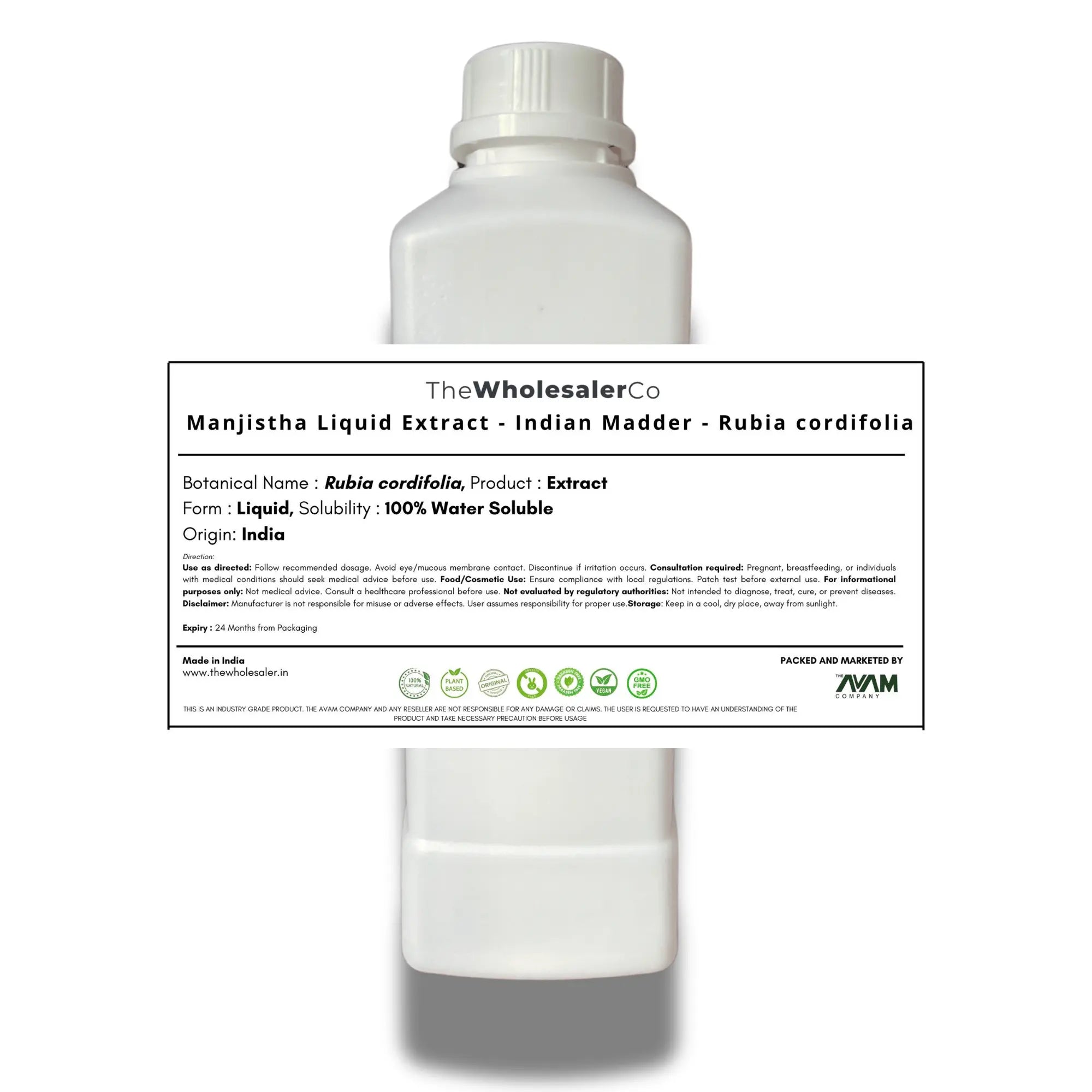 Manjistha Liquid Extract - Indian Madder - Rubia cordifolia Product vendor