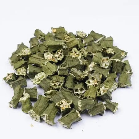 Okra - Abelmoschus esculentus - Sliced - Dehydrated and Dried Vegetable - TheWholesalerX |