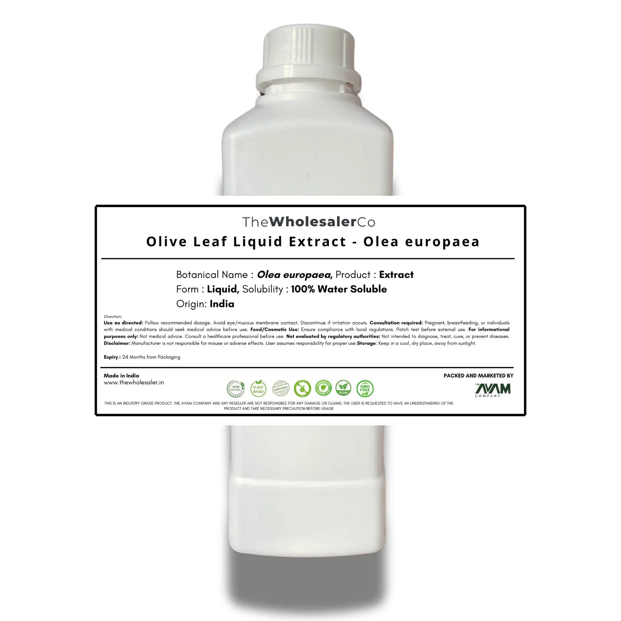 Olive Leaf Liquid Extract - Olea europaea Bulk Supplier@TheWholesaleCo Prices