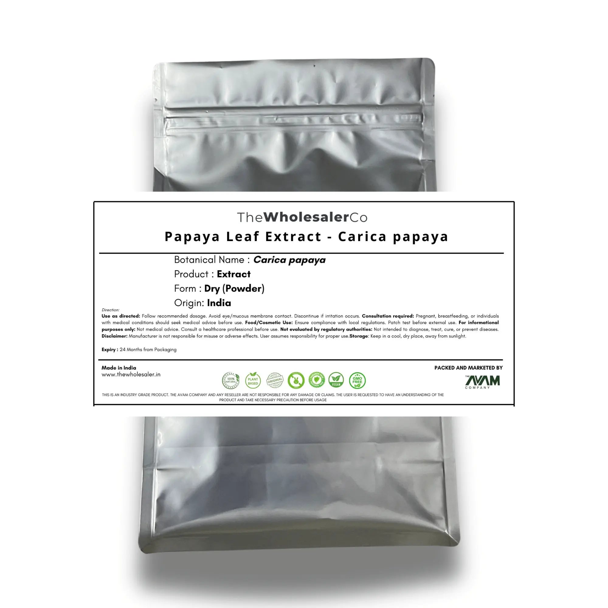 Papaya Leaf Extract - Carica papaya Product vendor