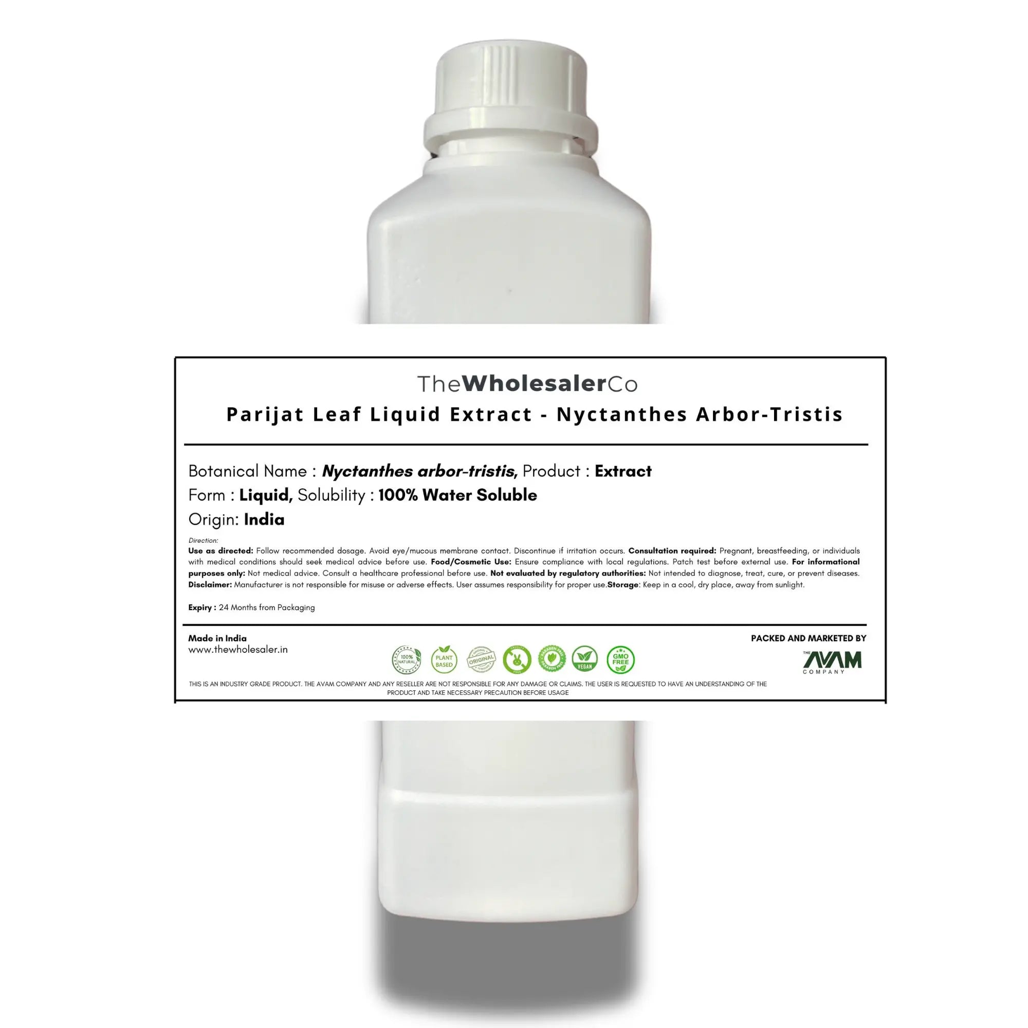 Parijat Leaf Liquid Extract - Nyctanthes Arbor-Tristis Product vendor