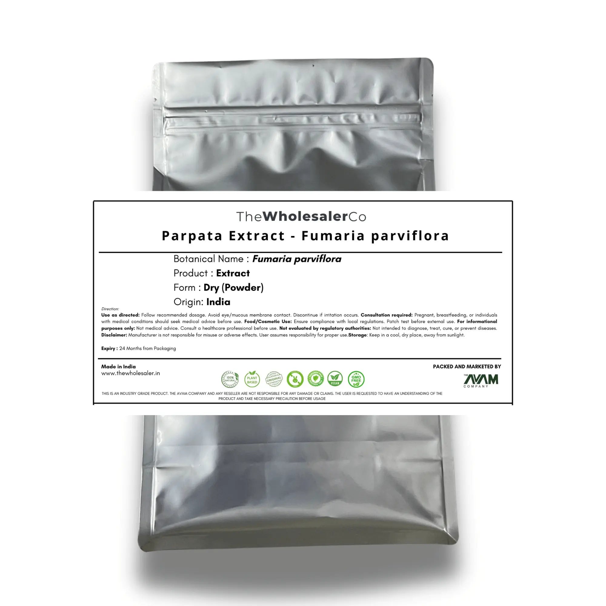 Parpata Extract - Fumaria parviflora Product vendor