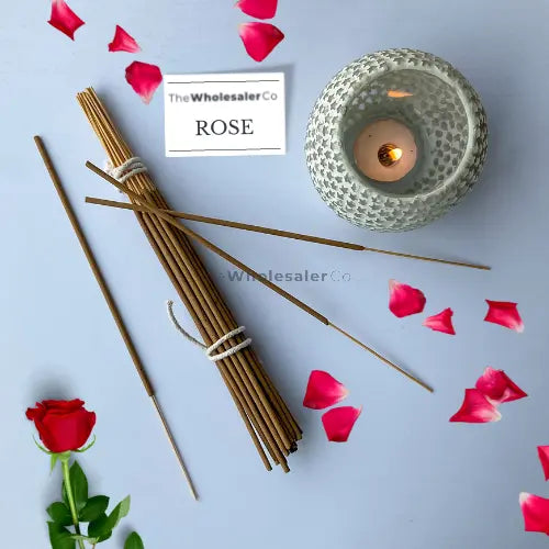 Rose Incense Sticks - Natural Agarbatti | TheWholesalerX