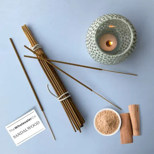 Indian Sandalwood Incense Sticks - Natural Agarbatti | TheWholesalerX