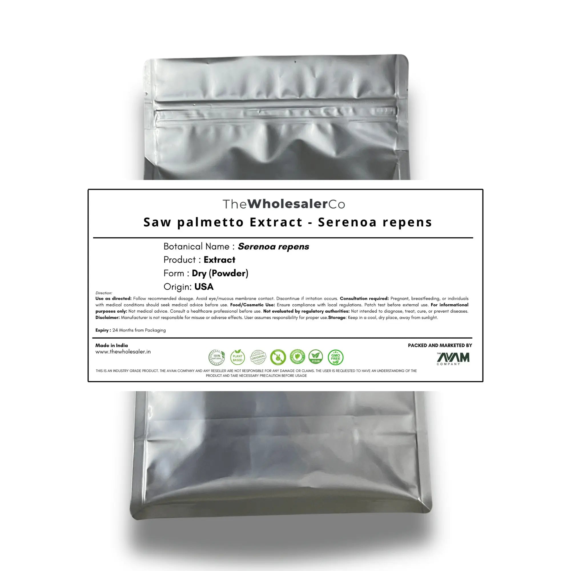 Saw palmetto Extract - Serenoa repens Bulk Supplier@TheWholesaleCo Prices