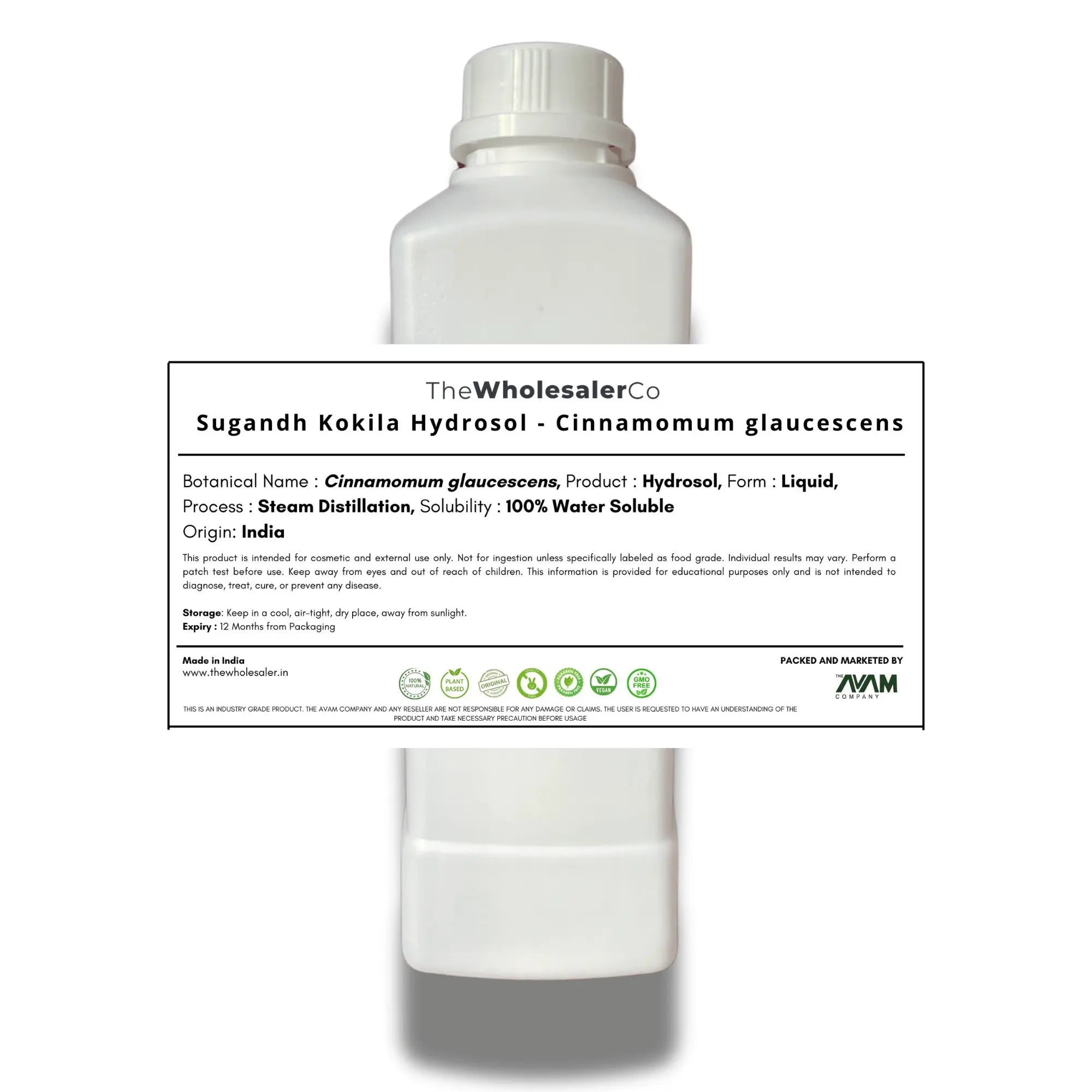 Sugandh Kokila Hydrosol - Cinnamomum glaucescens Bulk Supplier@TheWholesaleCo Prices