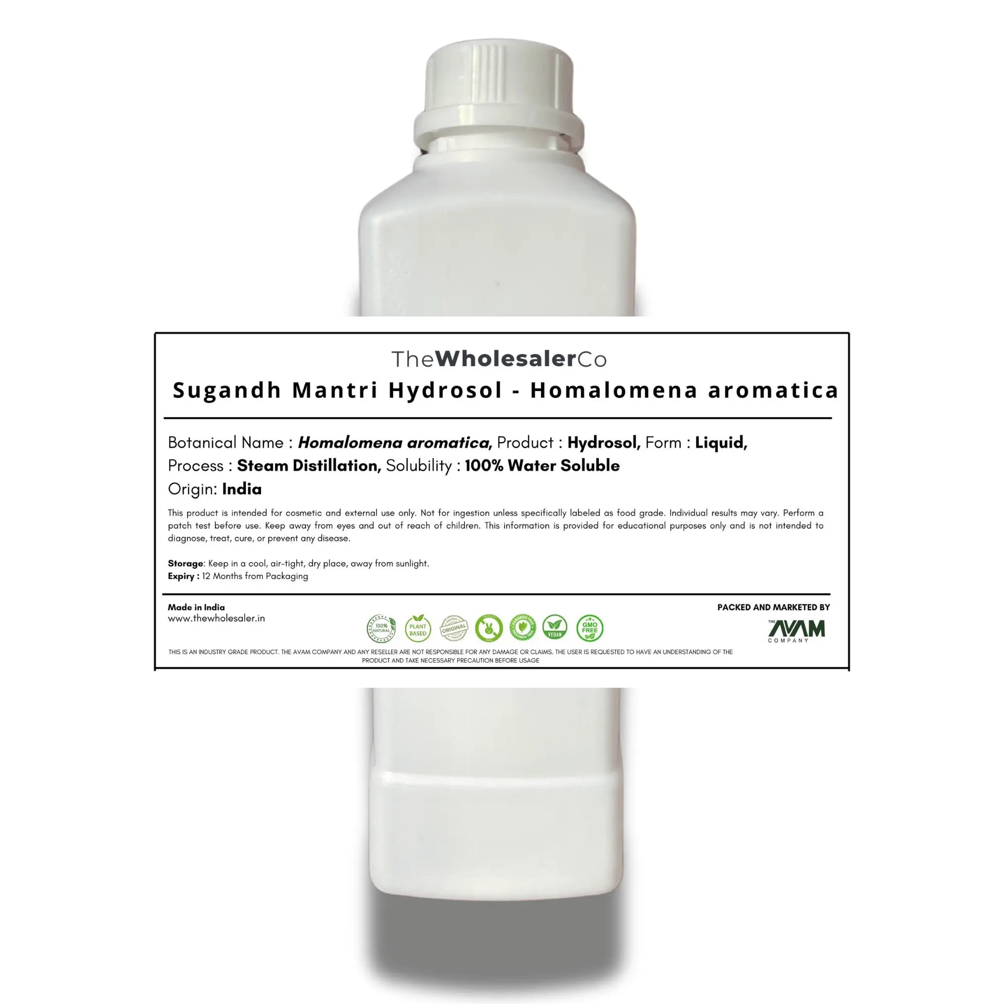 Sugandh Mantri Hydrosol - Homalomena aromatica Bulk Supplier@TheWholesaleCo Prices