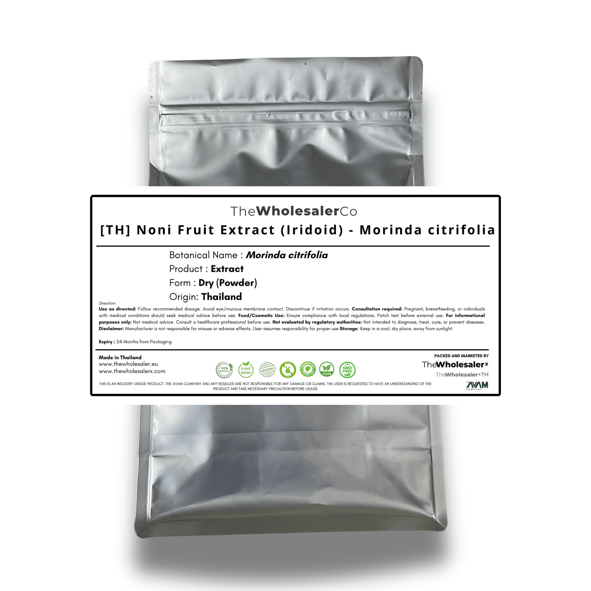 [TH] Noni Fruit Extract (Iridoid) - Morinda citrifolia