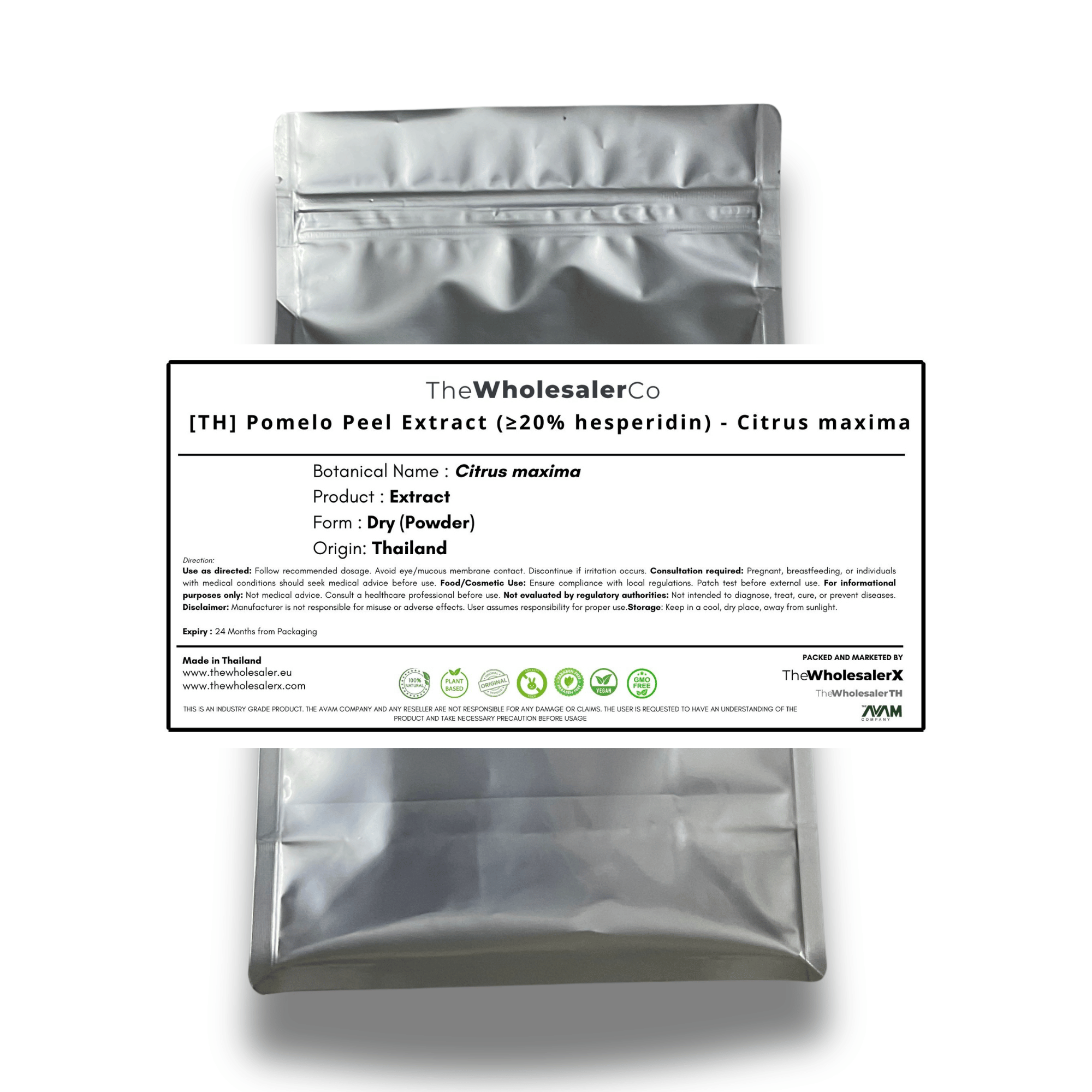 [TH] Pomelo Peel Extract (≥20% hesperidin) - Citrus maxima