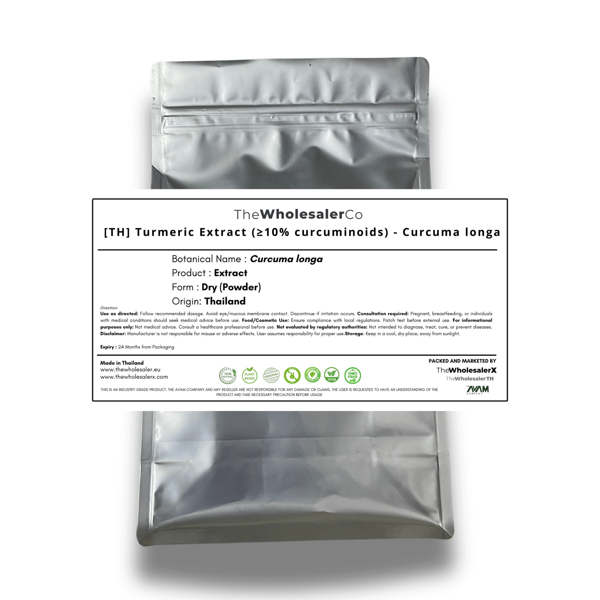 [TH] Turmeric Extract (≥10% curcuminoids) - Curcuma longa