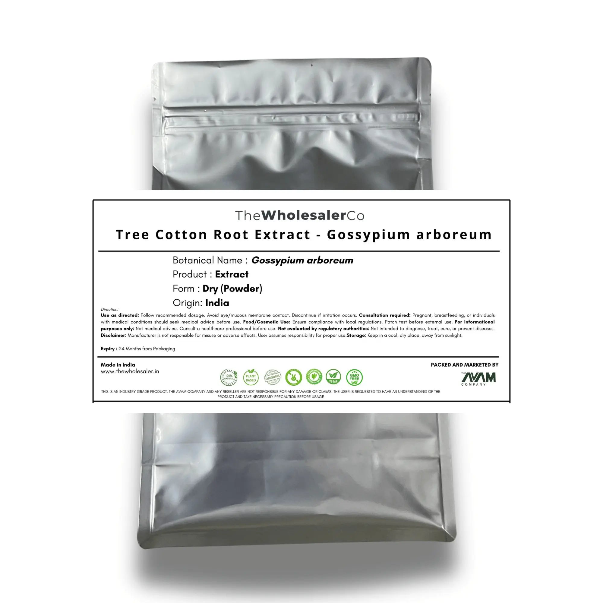 Tree Cotton Root Extract - Gossypium arboreum Product vendor
