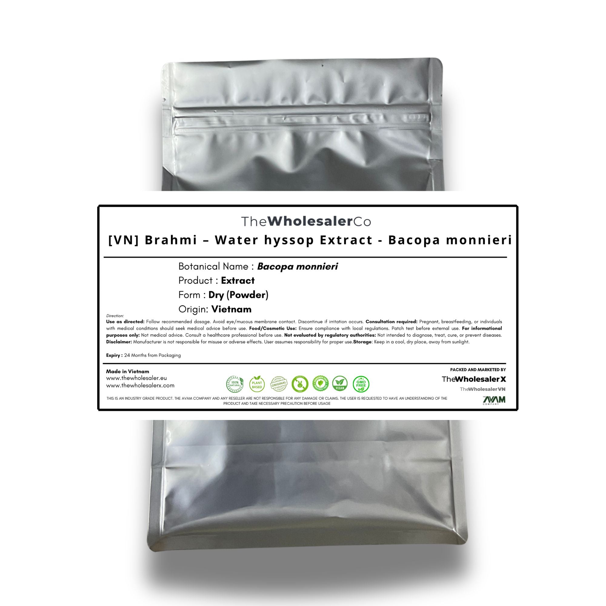 [VN] Brahmi – Water hyssop Extract - Bacopa monnieri