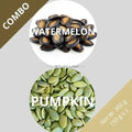 Watermelon & Pumpkin seeds - Citrullus lanatus & Cucurbita - Dried Seed Combo | TheWholesalerX |