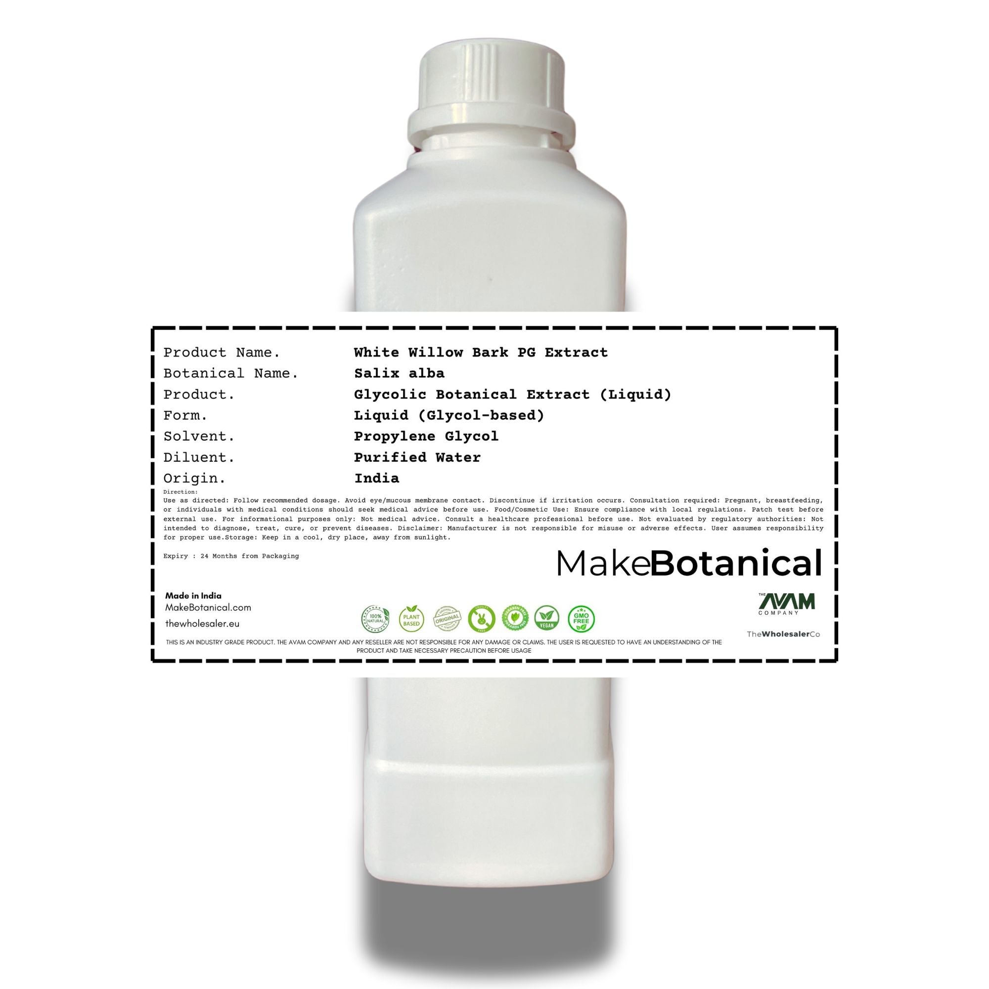 White Willow Bark PG Extract - Salix alba